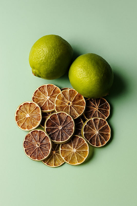 Getrocknete Limettenscheiben