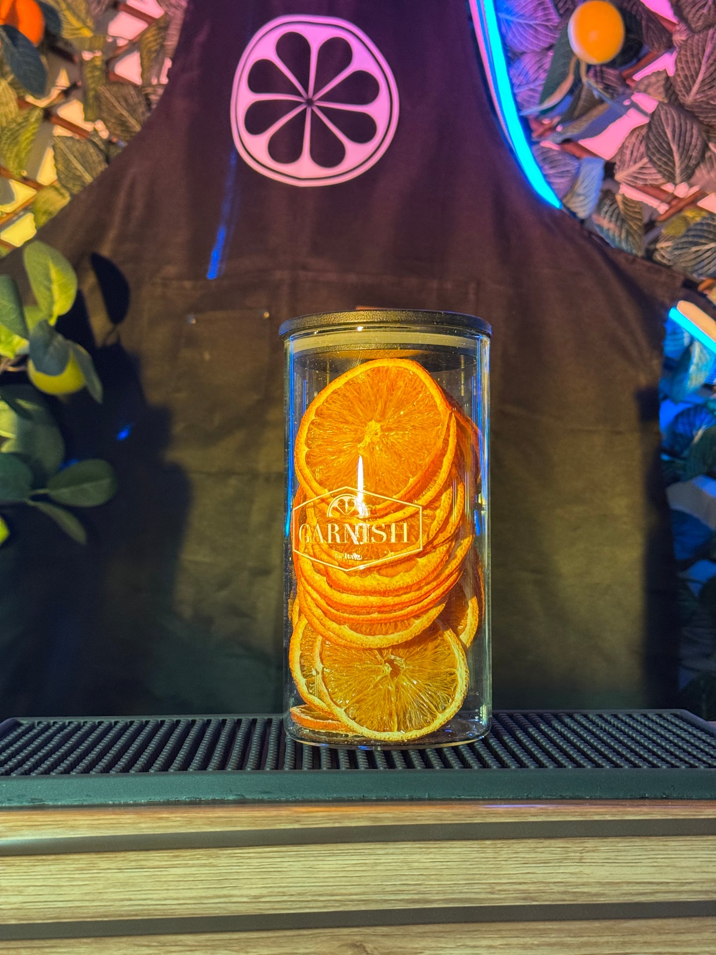 Getrocknete Orangenscheiben