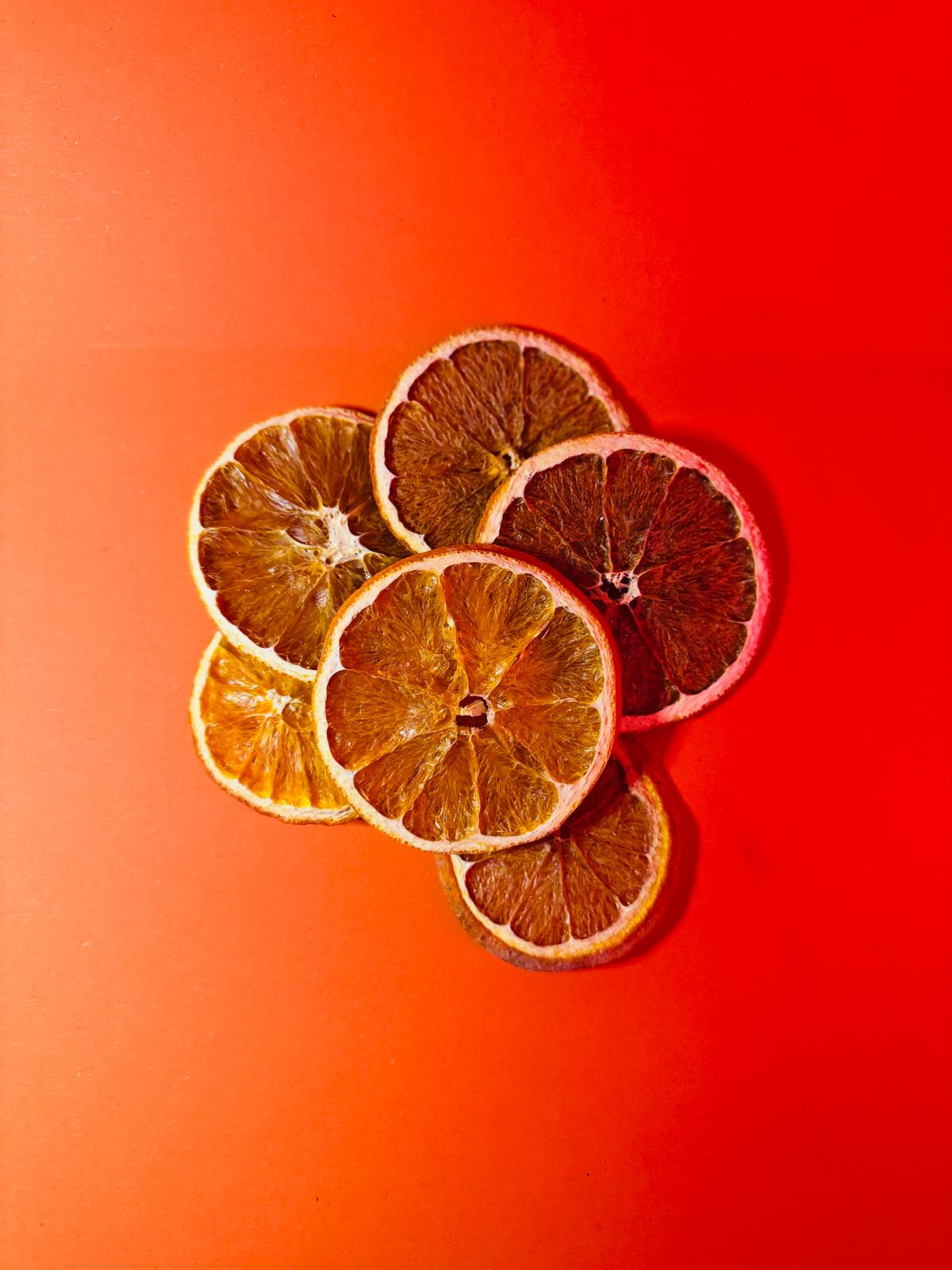 Getrocknete Orangenscheiben