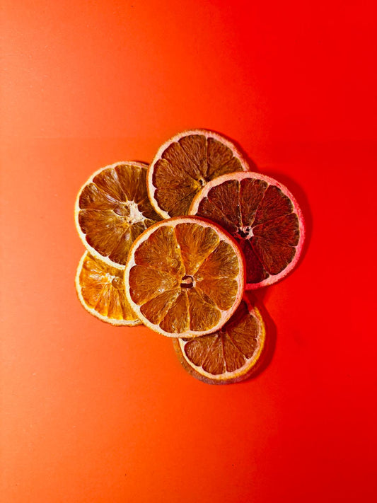 Getrocknete Orangenscheiben