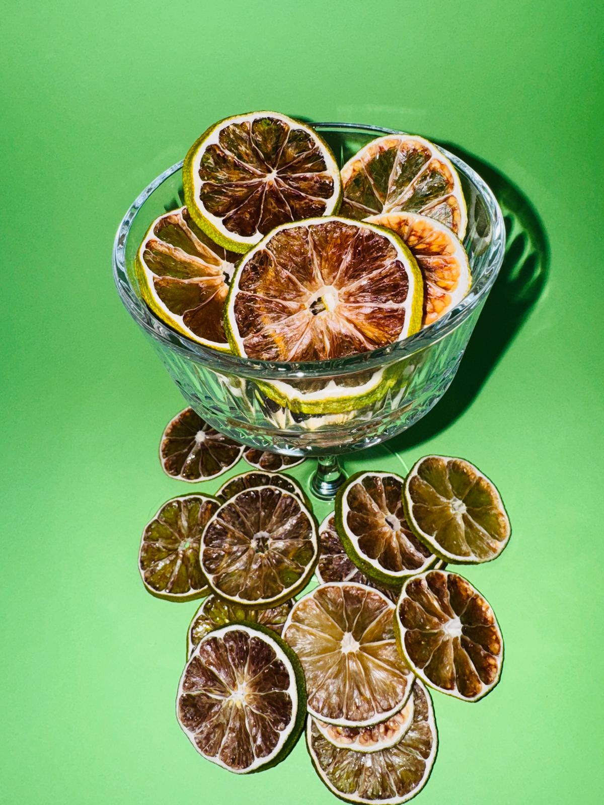 Getrocknete Limettenscheiben